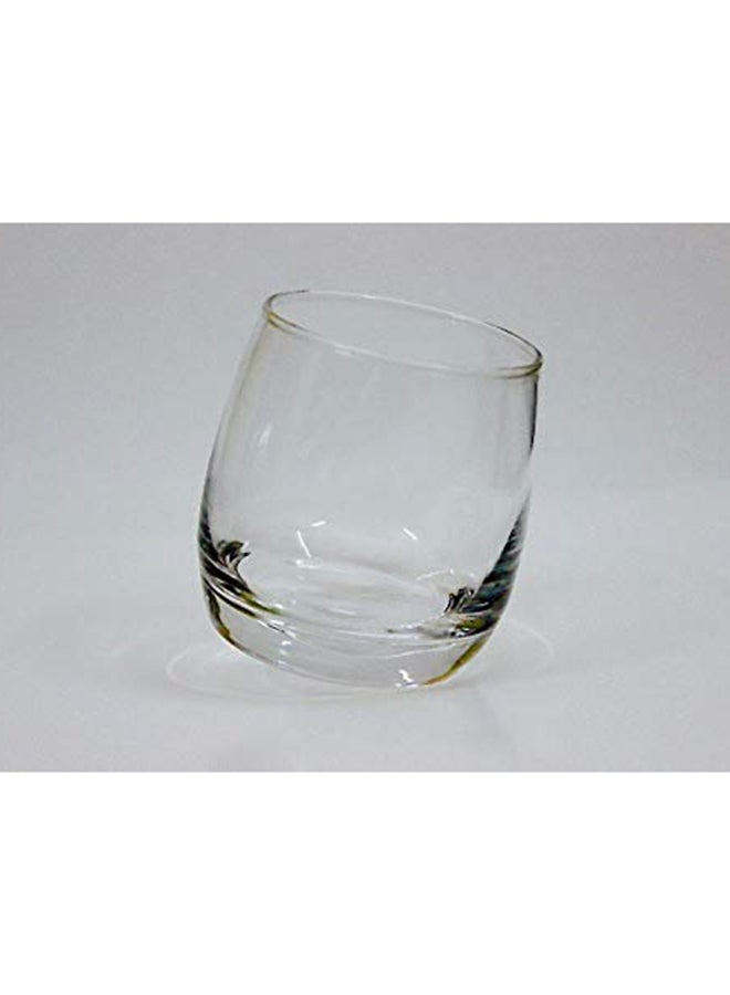 Ocean 6 Piece Cuba Rocking Glass Set, 270ml Capacity - Clear - Image 2
